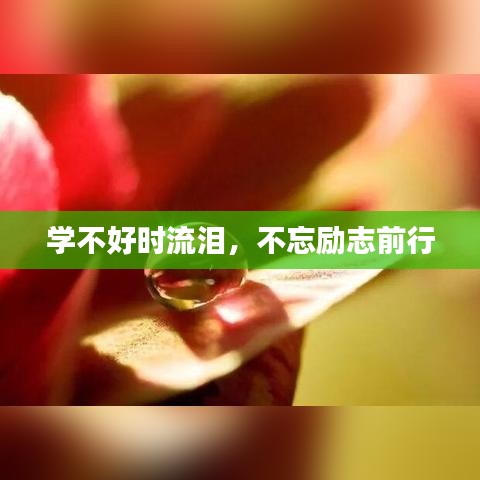 学不好时流泪，不忘励志前行