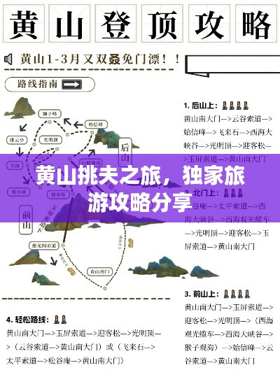 黄山挑夫之旅，独家旅游攻略分享