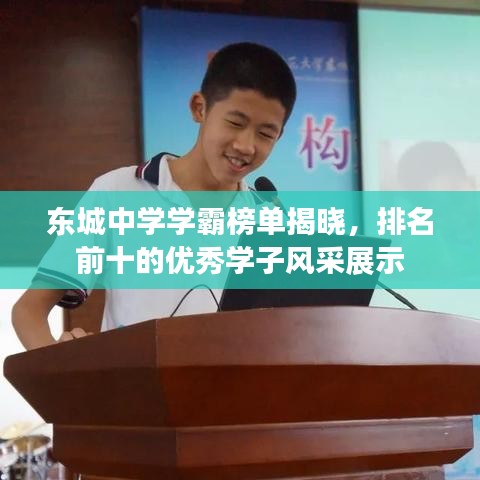 东城中学学霸榜单揭晓，排名前十的优秀学子风采展示