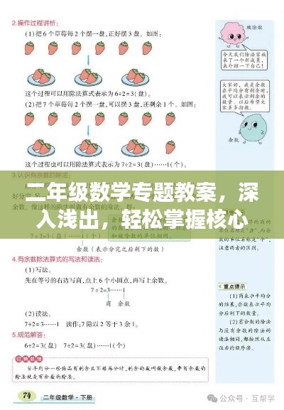 二年级数学专题教案，深入浅出，轻松掌握核心知识！