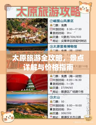 太原旅游全攻略，景点详解与价格指南