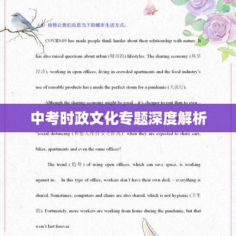 中考时政文化专题深度解析