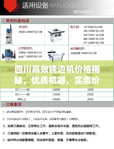 四川高效铣边机价格揭秘，优质机器，实惠价格！