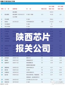 陕西芯片报关公司排名及行业深度剖析