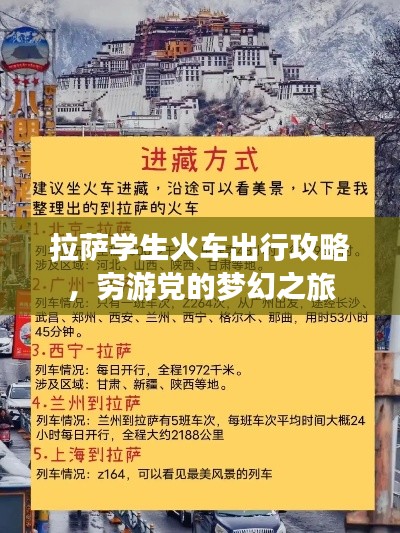 拉萨学生火车出行攻略，穷游党的梦幻之旅