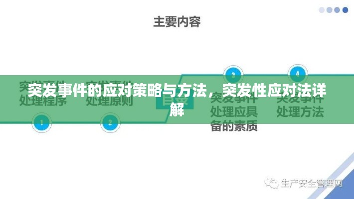 突发事件的应对策略与方法，突发性应对法详解