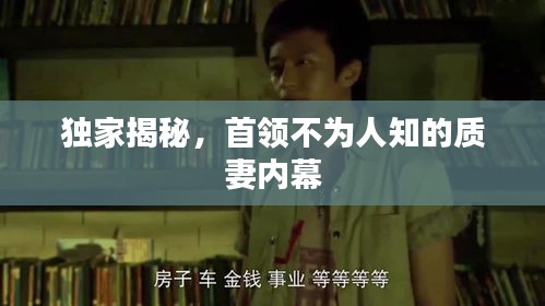 独家揭秘，首领不为人知的质妻内幕