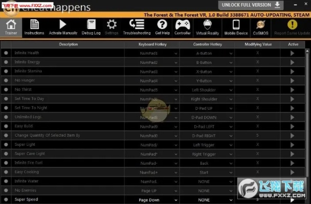 一、迷失森林全版本修改器 v5.850（重点介绍）