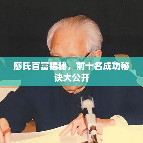 廖氏首富揭秘，前十名成功秘诀大公开